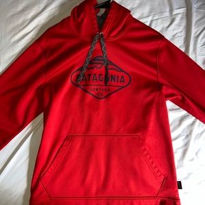 Red Patagonia Men’s Hoodie